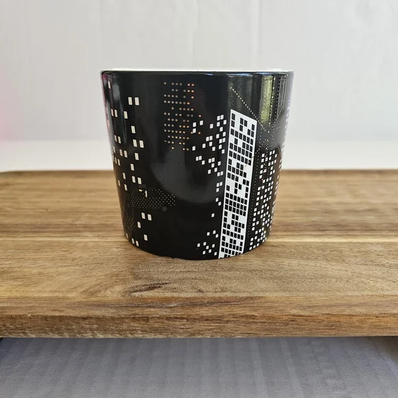 Starbucks NYC Times Square Mug Black Gold 14 Oz Ceramic 2014 Coffee Collectible - Picture 4 of 10